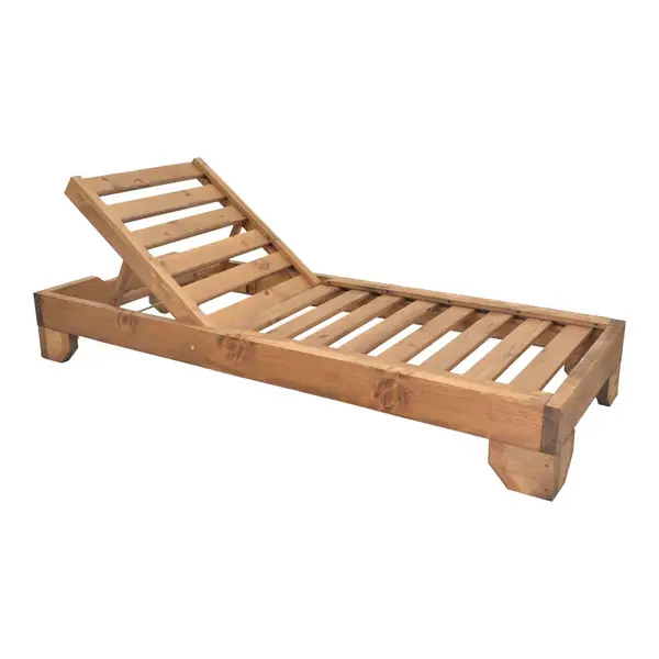 Sezlong Zalka pakoworld L1 in culoarea nuc 66x197x28cm Șezlong Zalka pakoworld L1 în culoarea nuc, 66x197x28 cm