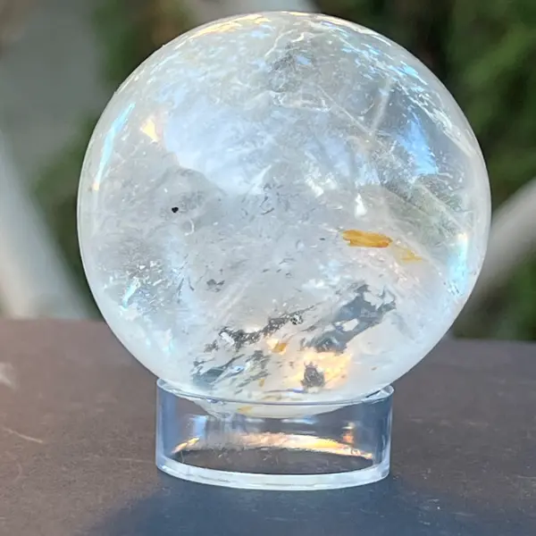 Sfera 5.4 cm cuart rutilat model r7