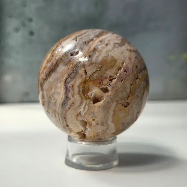 Sfera agat Crazy Lace model 2