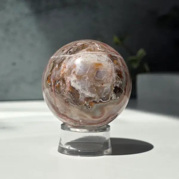 Sfera agat cu ametist | Model 1