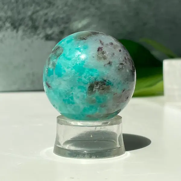 Sfera amazonit din Madagascar | Model 12