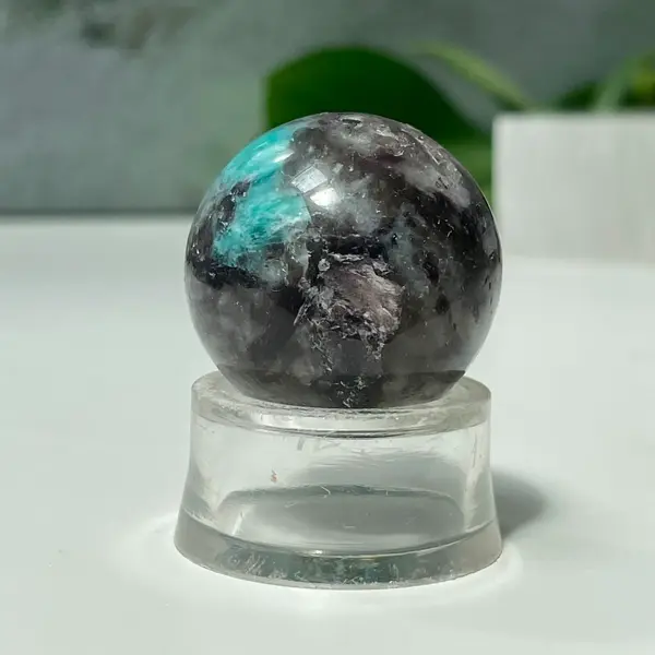 Sfera amazonit din Madagascar model 2