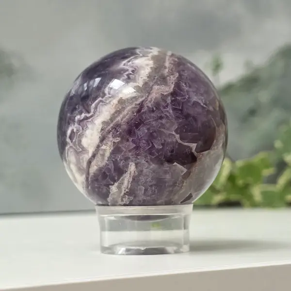 Sfera ametist chevron | Model 2