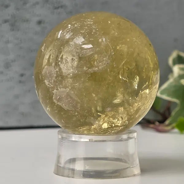 Sfera citrin Brazilia calitate AAA model 7