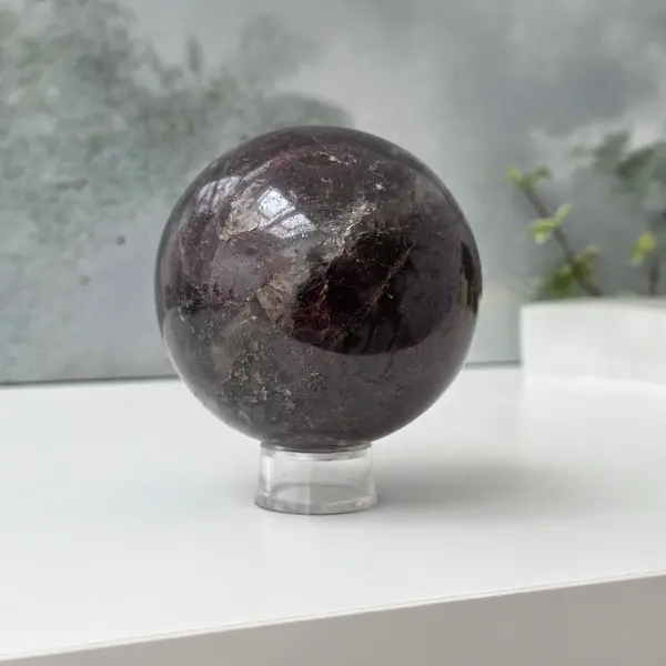 Sfera granat cu cuart | Model 2