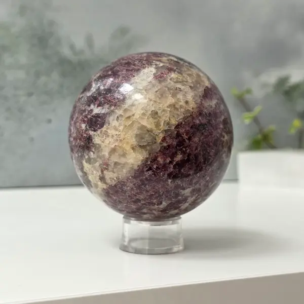 Sfera granat cu cuart | Model 3