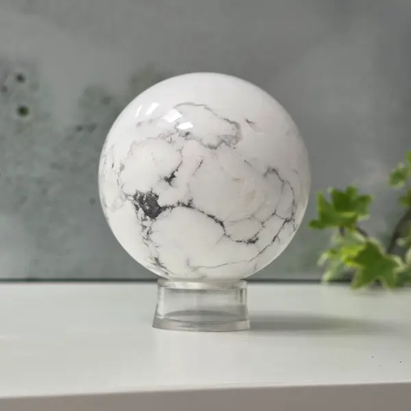 Sfera howlit alb model L3