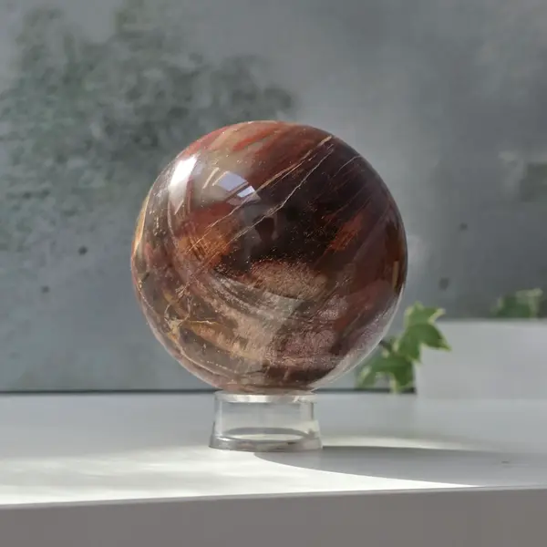 Sfera lemn pietrificat | Model 7