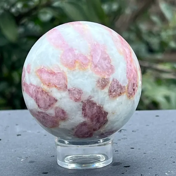Sfera Rubelit/ turmalina roz model 3