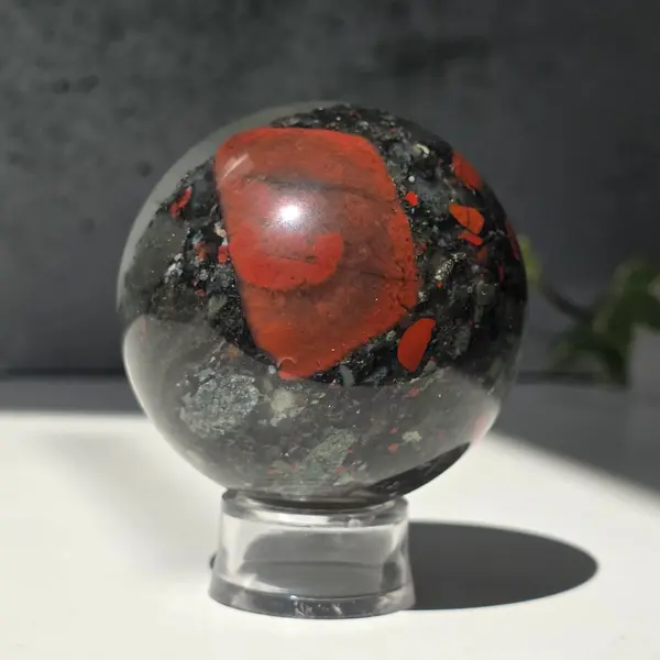 Sfera seftonit piatra sangelui | Model 9