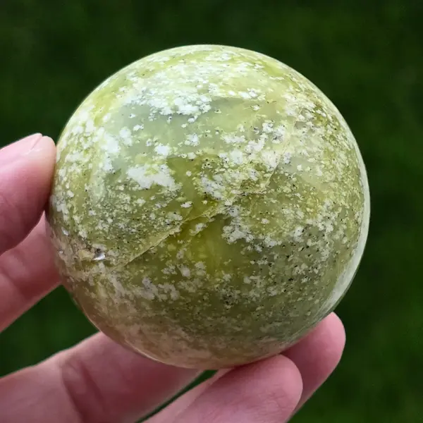 Sfera serpentin galben | Model 7