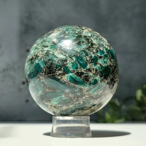 Sfera smarald in matrice | Model 9