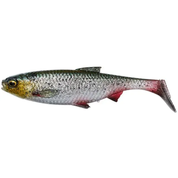 Shad 3D River Roach 8cm 5G Green Silver 4buc