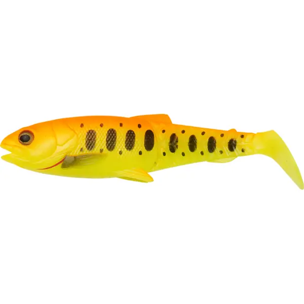 Shad Craft Cannibal Paddletail 12.5cm 20G Golden Ambulance 3buc