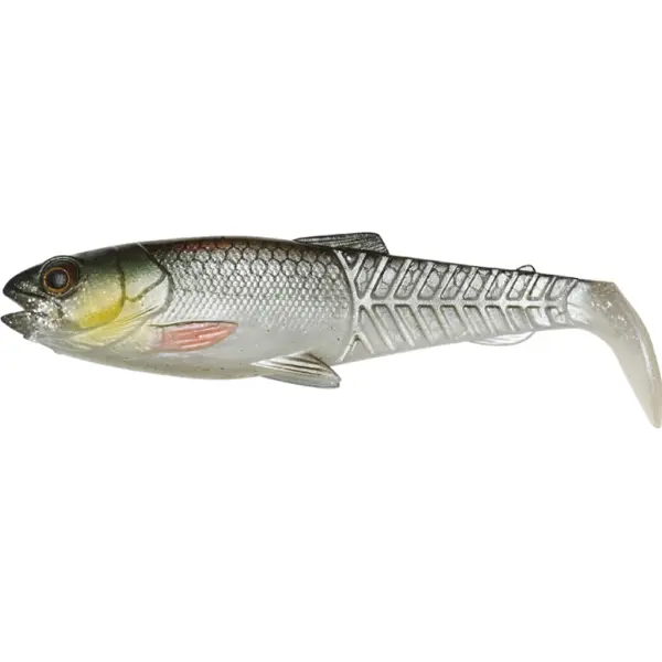 Shad Craft Cannibal Paddletail 12.5cm 20G Green Silver UV 3buc