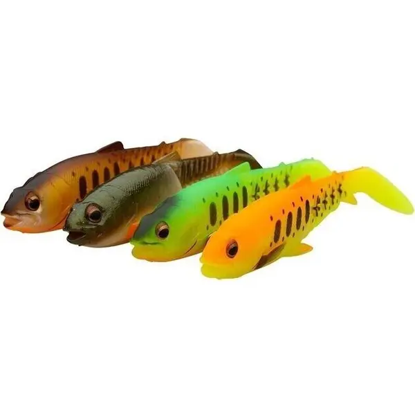 Shad Craft Cannibal Paddletail 6.5cm 4G Dark Water Mix 4buc