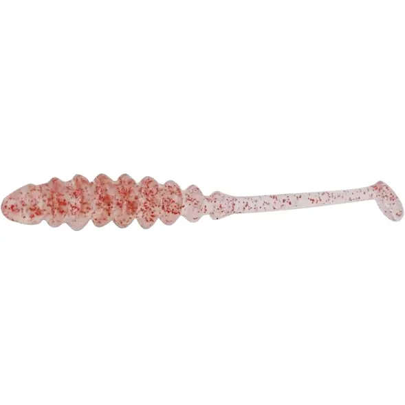 Shad Tidebeat 3.8cm Clear Red Flake 10buc