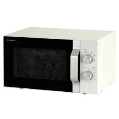 Sharp Cuptor cu microunde Sharp R204WA, 20L, 800W, argintiu, alb