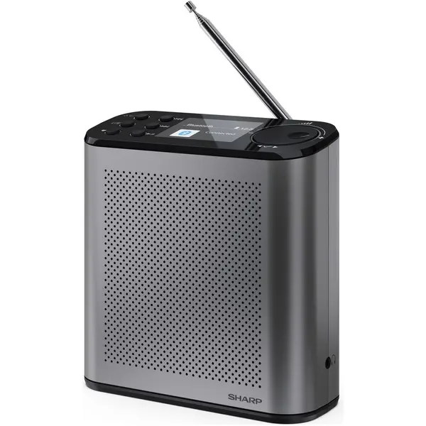 Sharp Microsistem audio Sharp OSAKA Portable Digital Radio, DAB+, FM, Bluetooth 5.3, 3W RMS, Gri, )