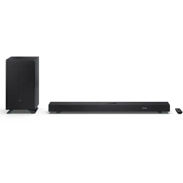 Sharp Sharp HT-SBW53121(BK) Q 3.1.2 Dolby Atmos/ DTS:X Soundbar with Wireless Subwoofer, Black