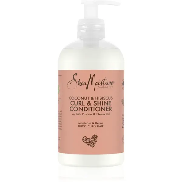 Shea Moisture Coconut & Hibiscus balsam pentru păr creț 384 ml