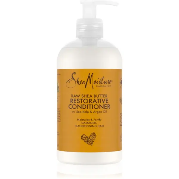 Shea Moisture Raw Shea Butter balsam pentru regenerare pentru par deteriorat 384 ml