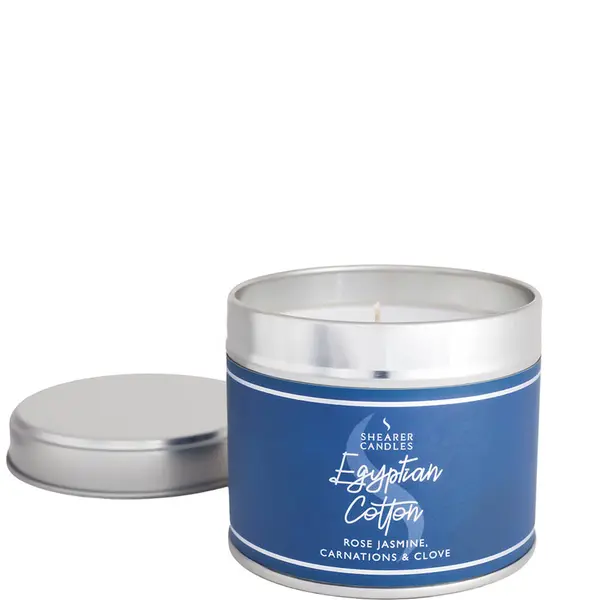 Shearer Candles Egyptian Cotton Large Tin Candle