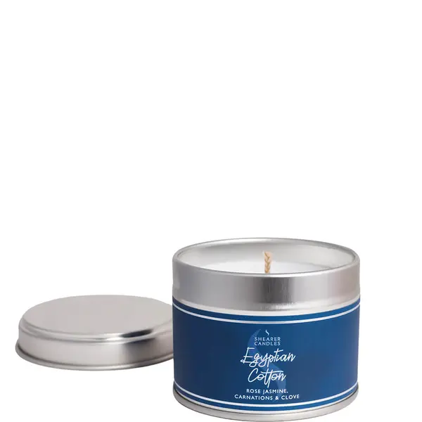 Shearer Candles Egyptian Cotton Small Tin Candle