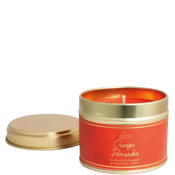 Shearer Candles Orange Pomander Small Tin Candle