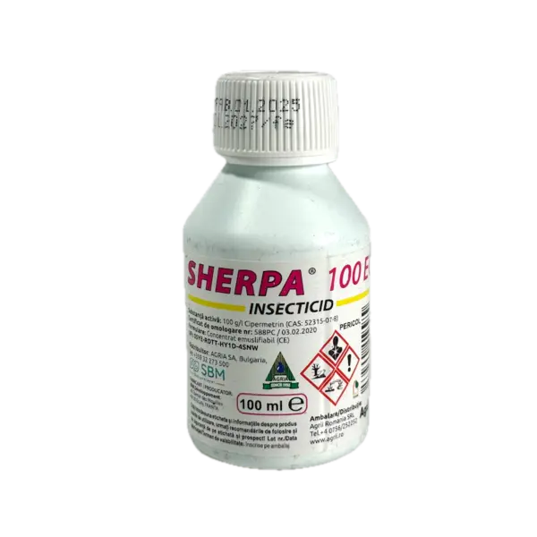 Sherpa 100EW 100 ml, insecticid cu spectru larg (mar, prun, legume, hamei) - Default Title