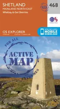 Shetland - Mainland North East. September 2015 ed, Sheet Map/Ordnance Survey