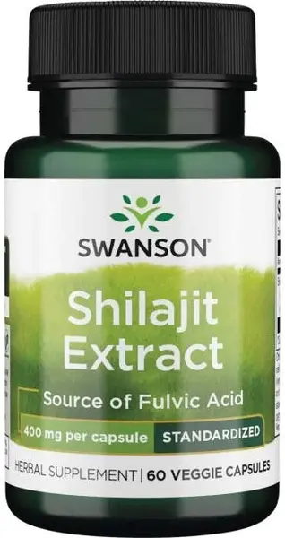 Shilajit Extract, 400 mg, 60 capsule, Swanson