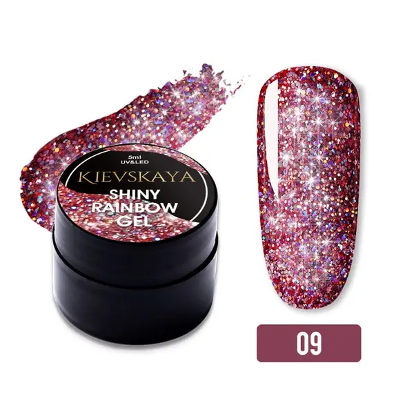 Shiny Rainbow Color gel KIEVSKAYA- 09 - Everin