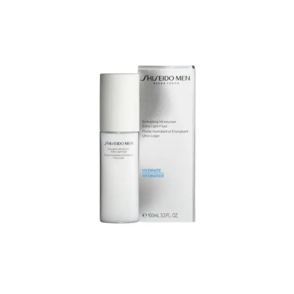 Shiseido Men Energizing Moisturizer Extra Light Fluid Lichid facial hidratant pentru regenerarea pielii pentru bărbați Volum 100 ml