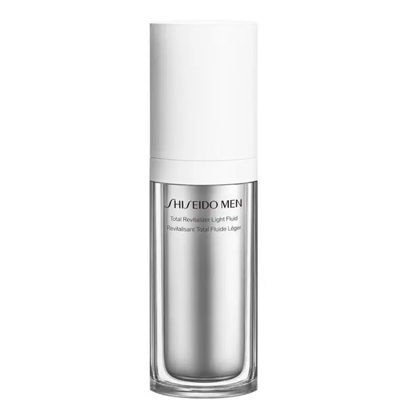 Shiseido Men Total Revitalizer Light Fluid Lichid facial revitalizant pentru bărbați Volum 70 ml