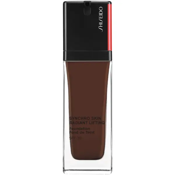 Shiseido Synchro Skin Radiant Lifting Foundation machiaj pentru lifting cu efect de stralucire SPF 30 culoare 560 Obsidian 30 ml