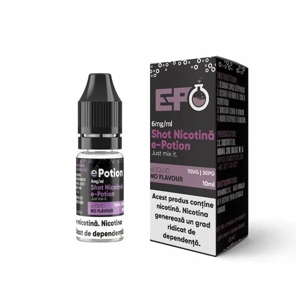 Shot Nicotina e-Potion 10ml - 6mg - 70VG-30PG