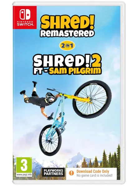 Shred! Remastered & Shred 2 Ft. Sam Pilgrim 2 In 1 (code In A Box) Xbox One|PlayStation 4