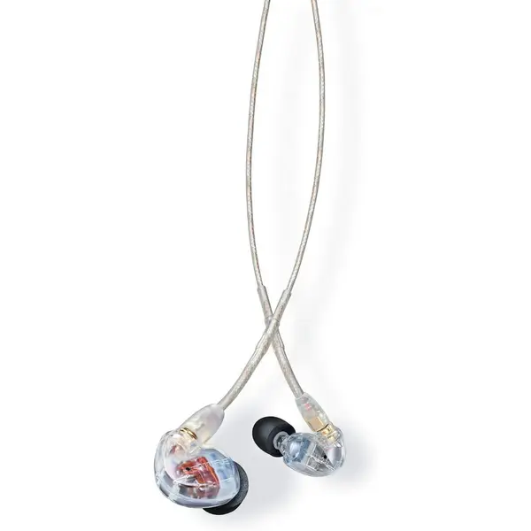 Shure Casti In-Ear Shure SE535-CL-EFS, In-Ear, Izolare fonica, 36 Ohmi, 18 Hz - 19 kHz, Transparent