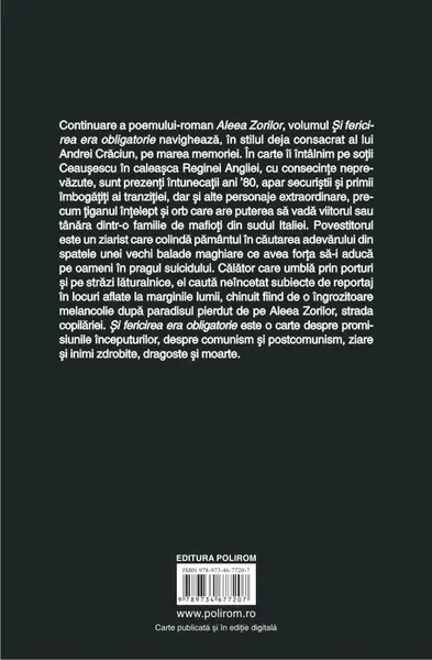 Si fericirea era obligatorie | Andrei Craciun