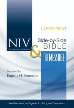 Side-By-Side Bible-PR-NIV/MS-Large Print: Two Bible Versions Together for Study and Comparison, Hardcover/Zondervan