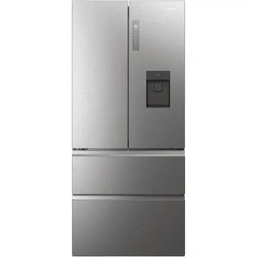 Side by side French Door Haier HFW7819EWMP, 537 l, Total No Frost, Clasa E, Air Surround, Humidity Zone, MyZone, ABT, DayLight, Fresher Pad, WiFi/ hOn app, Dispenser apa, H 192 cm (Inox)