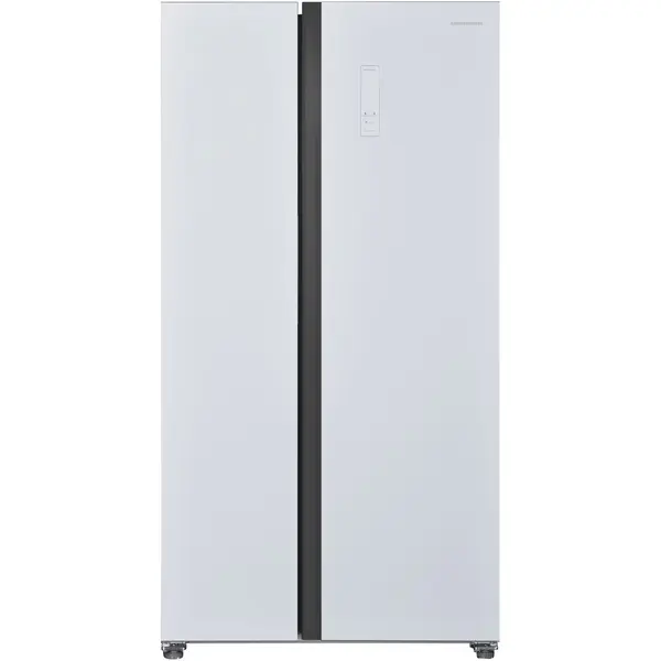 Side by side Heinner HSBS-HM532NFGWHE++, 532 l, No Frost, Functie Eco, Alb, Clasa E