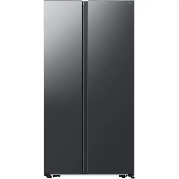 Side by Side Samsung RS57DG400EB4EO, 583 l, No Frost, Iluminare Top LED, Wi-Fi, Negru, All Around Cooling, Compresor Digital Inverter, AI Energy, Clasa E