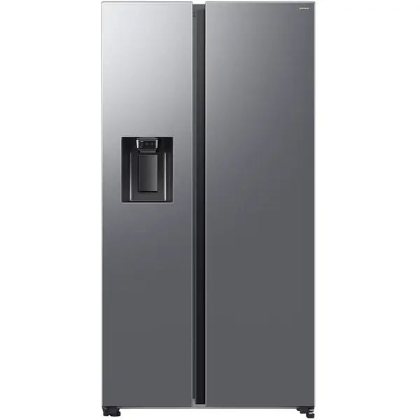 Side by Side Samsung RS70F64KETEO, 640 l, All Around & Metal Cooling, Full No Frost, Dozator de apa/gheata, Compresor Digital Inverter, Silver, Clasa E
