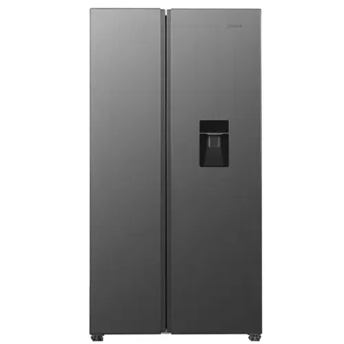 Side By Side Samus SSX-558NFDE, 439 l, Afisaj electronic LCD, Dozator de apa, Clasa E (Inox)