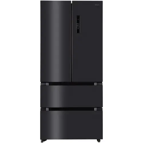 Side by side Tesla RF5200FMAE, 512 l, Clasa E, Total No Frost, Motor Inverter, Display LED, H 189.8 cm (Inox/Negru)