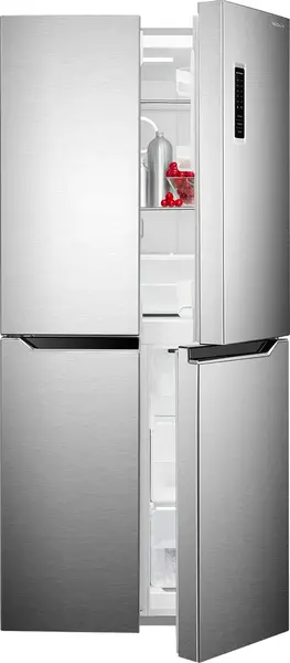 Side-by-side Tesla RM3400FHXE, 362 L, Clasa E, Full No Frost, LED touch screen, H 180 cm (Inox)