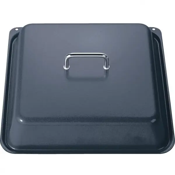 SIEMENS Capac emailat SIEMENS Profi HZ633001 - 00577718, L42.4cm, l35.7cm, H11.50cm, G1.2kg, Recomandat pentru piroliza, Anthracite