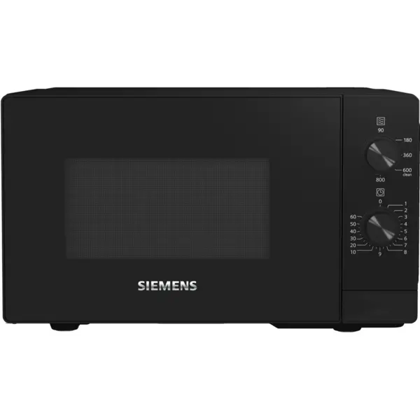 SIEMENS Cuptor cu microunde Siemens iQ300 FF020LMB2, 20 l, Platou rotativ 27 cm, LED, 800 W Negru